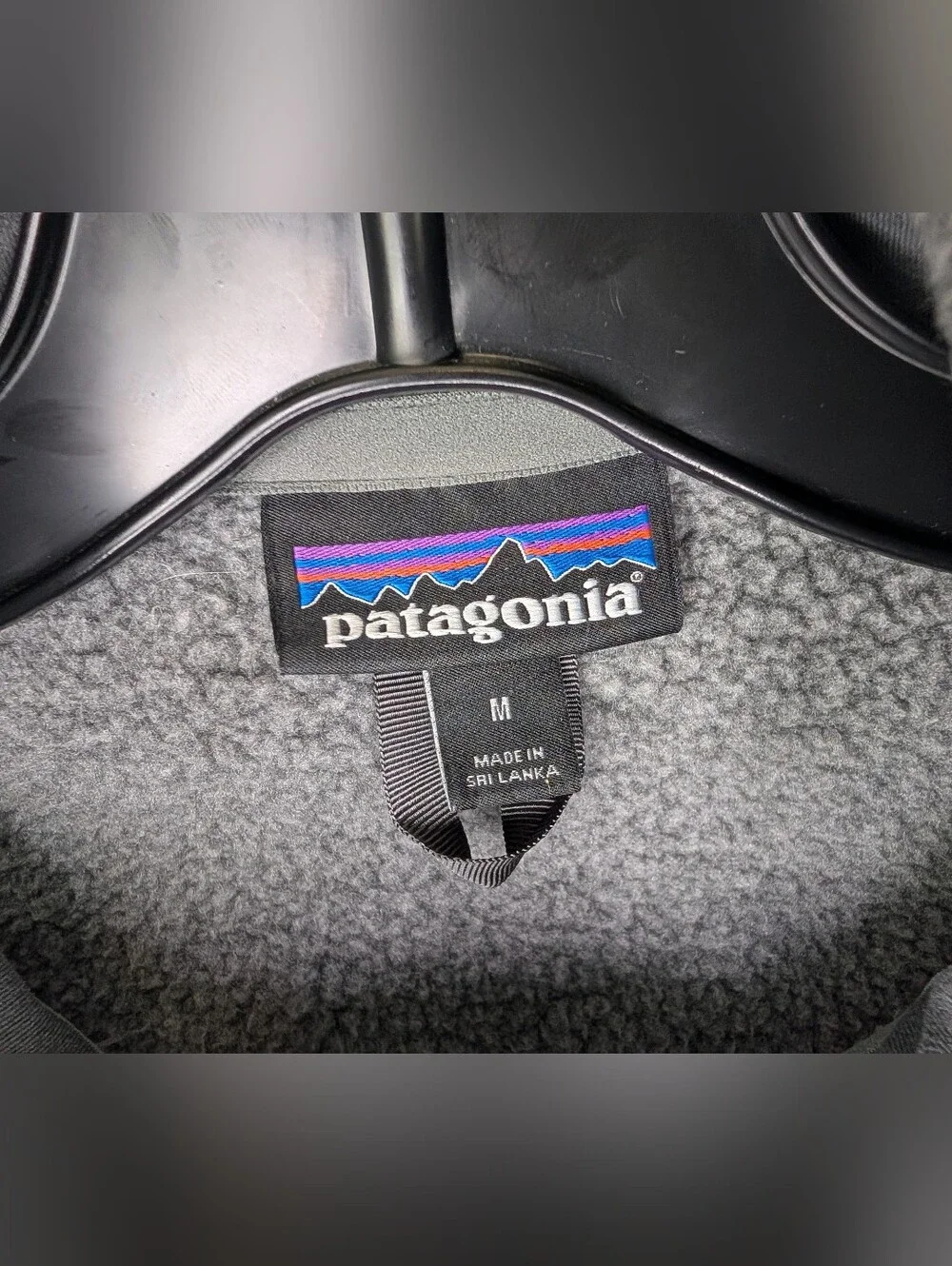 Patagonia Better Sweater Vest Mens Medium Dark Gray Full Zip Fleece STY25881FA17